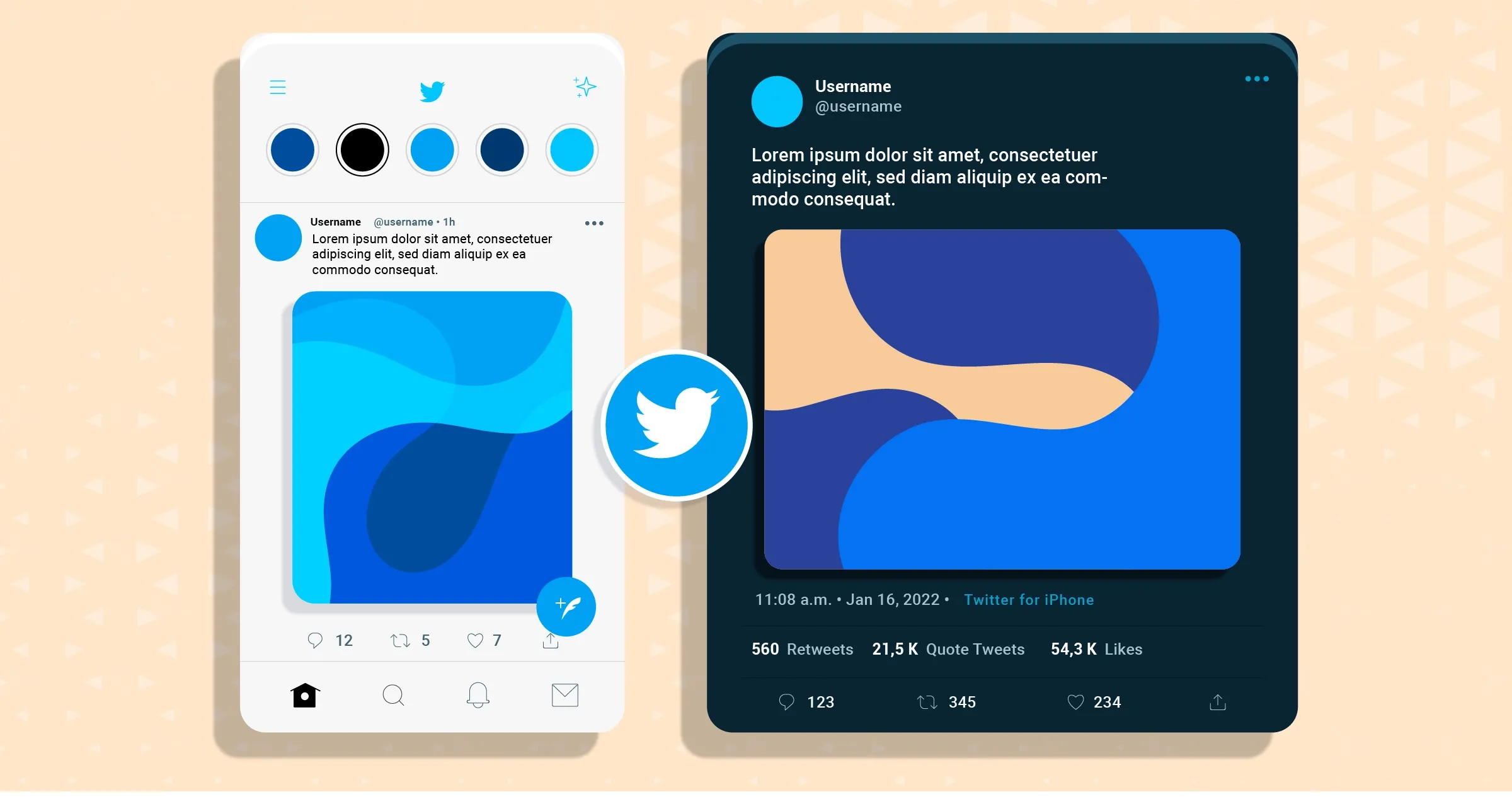 Adding Twitter feed widget on your website