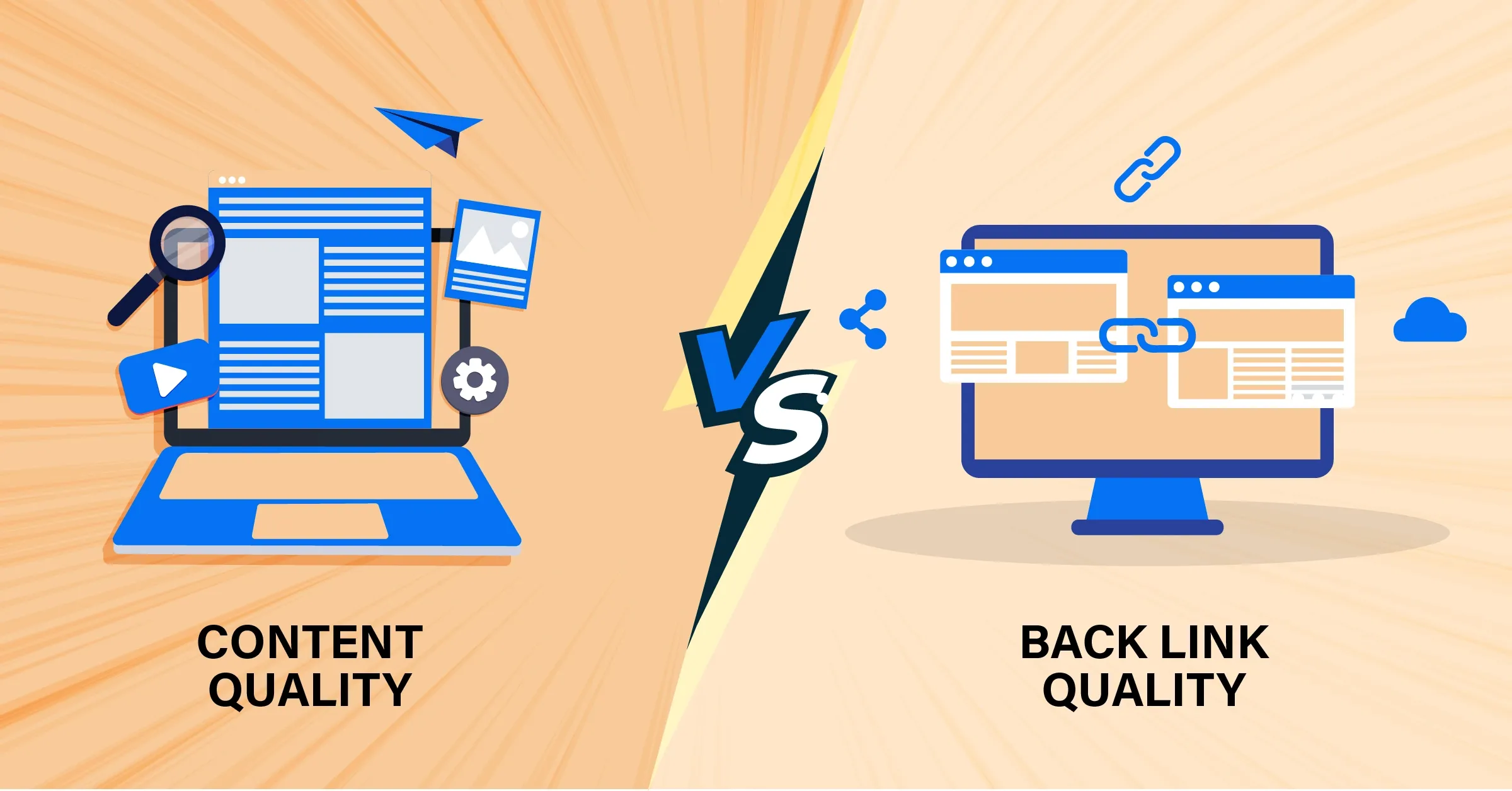 Content Quality vs. Backlink Quality: What Impacts SEO Score More?