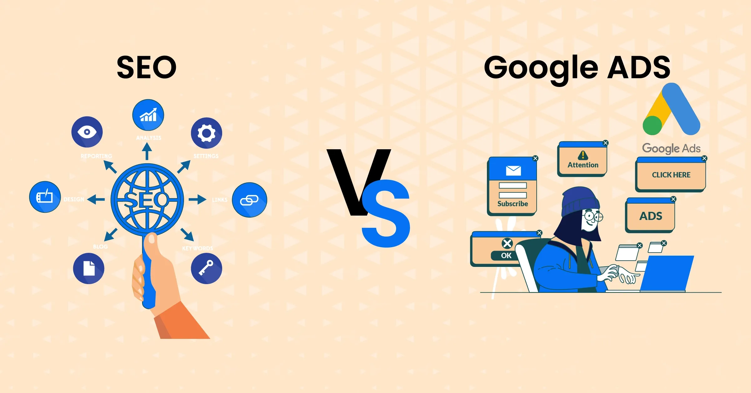Difference Between SEO and Google Ads | Which is Better
